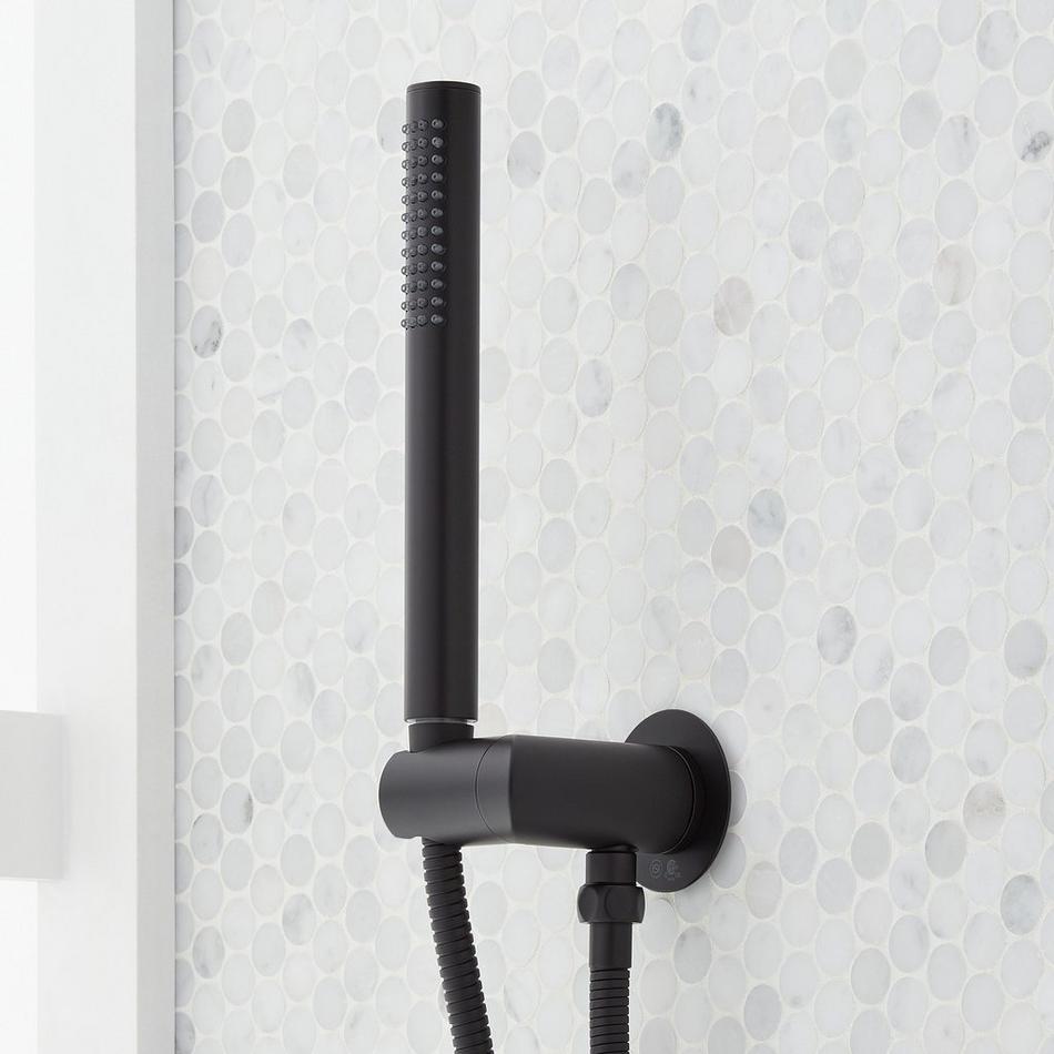 Vassor Pressure Balance Shower System with Hand Shower - Matte Black, , large image number 4
