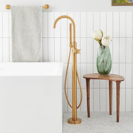 Vassor Freestanding Tub Faucet with Hand Shower