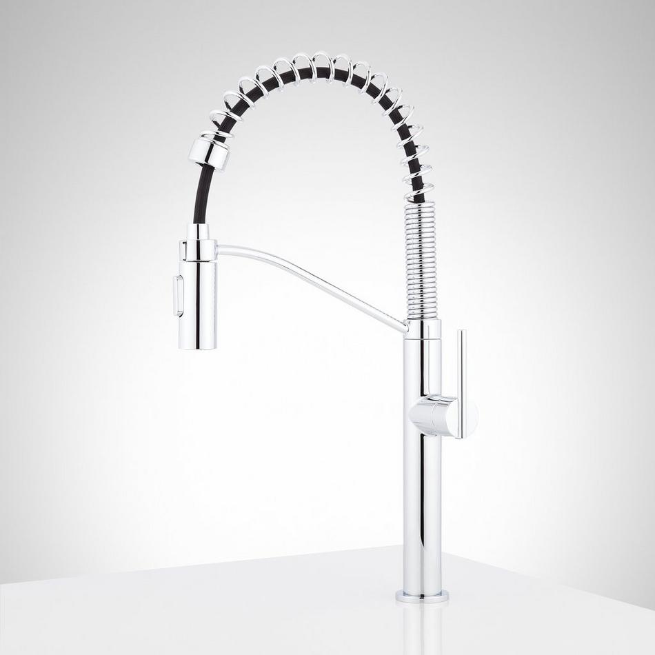 Eiler Single-Hole Kitchen Faucet with Pull-Down Spring Spout, , large image number 3