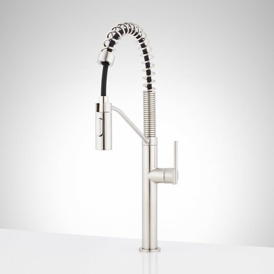 FORIOUS 1-Hole Kitchen Faucet – Pull Down Sprayer, Swivel Mixer, Silver/Black/Gold