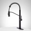 Eiler Single-Hole Kitchen Faucet with Pull-Down Spring Spout and Deck Plate, , large image number 5