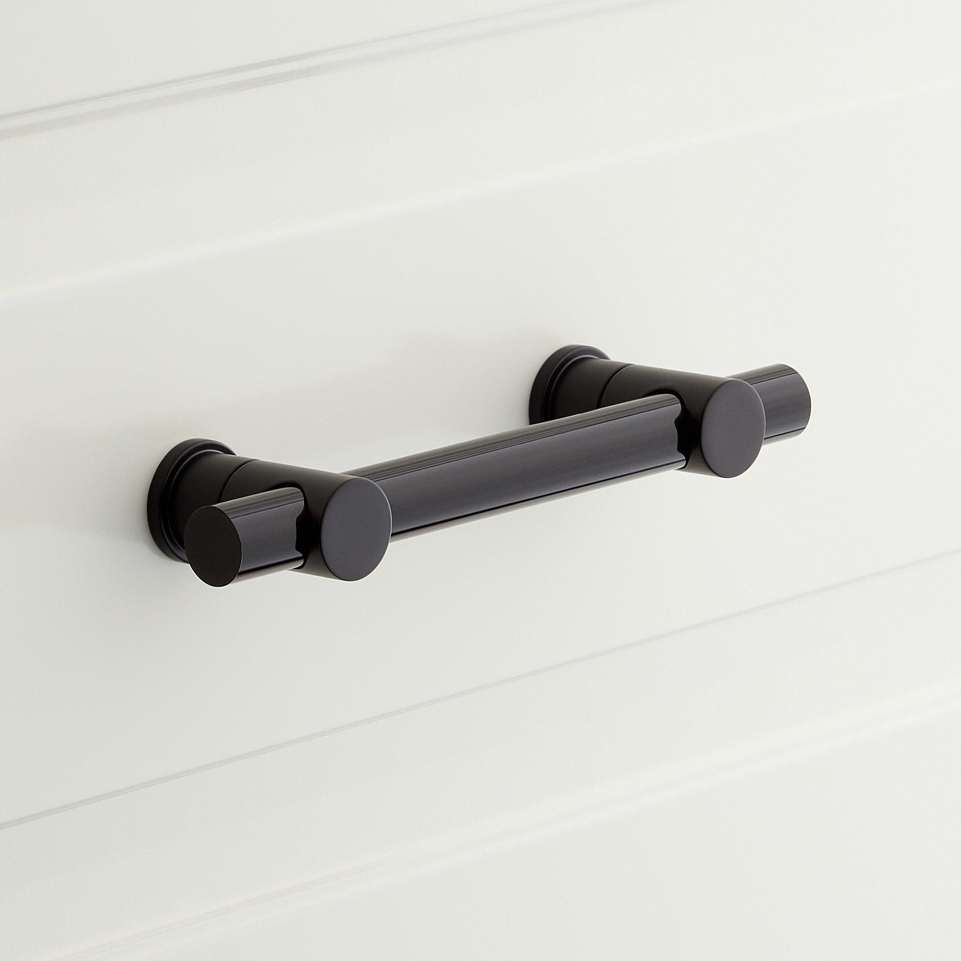 Matte black cabinet pull discount