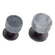 1-1/4" Jarek Circle Cabinet Knob - Gray Granite/Satin Gunmetal, , large image number 1
