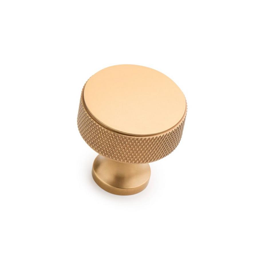 Arles Knurled Brass Cabinet Knob, , large image number 4