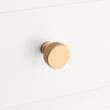 Arles Knurled Brass Cabinet Knob - Vintage Brass, , large image number 3