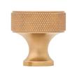 Arles Knurled Brass Cabinet Knob - Vintage Brass, , large image number 2