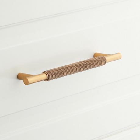 Arles Knurled Brass Cabinet Pull