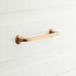 6" Amarilla Solid Brass Cabinet Pull - Vintage Brass, , large image number 0