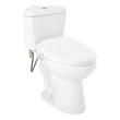 Eastpointe Corner Toilet with Bidet Seat, , large image number 1