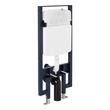 Concealed In-Wall Tank Carrier for Wall Mount Toilet - Matte Black Hardware, , large image number 1