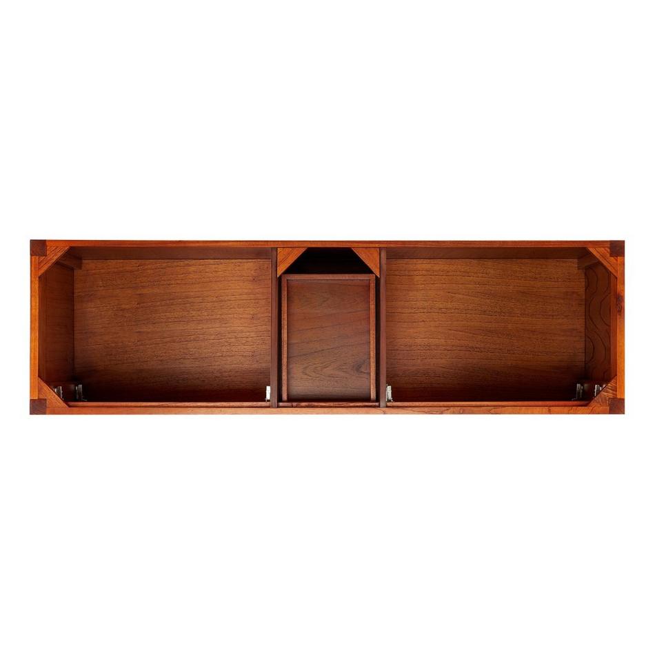 72" Maybeck Double Vanity With Undermount sinks - Tinted Oak, , large image number 4