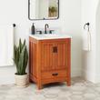 24" Maybeck Vanity With Undermount Sink - Tinted Oak, , large image number 0