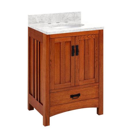 24" Maybeck Vanity With Undermount Sink - Tinted Oak