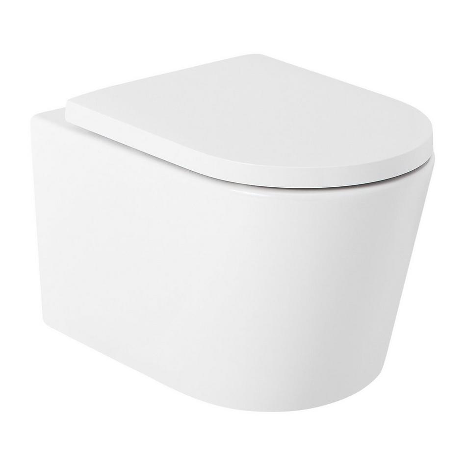 Arnelle Dual-Flush Wall-Mount Elongated Toilet - Bowl Only, , large image number 0