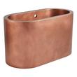 60" Raksha Double-Wall Copper Soaking Tub with Foam, , large image number 1