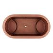 60" Raksha Double-Wall Copper Soaking Tub with Foam, , large image number 4