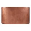 60" Raksha Double-Wall Copper Soaking Tub with Foam - Brushed Nickel Drain Kit, , large image number 2