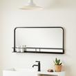 Trace Iron Decorative Vanity Mirror - Matte Black, , large image number 0