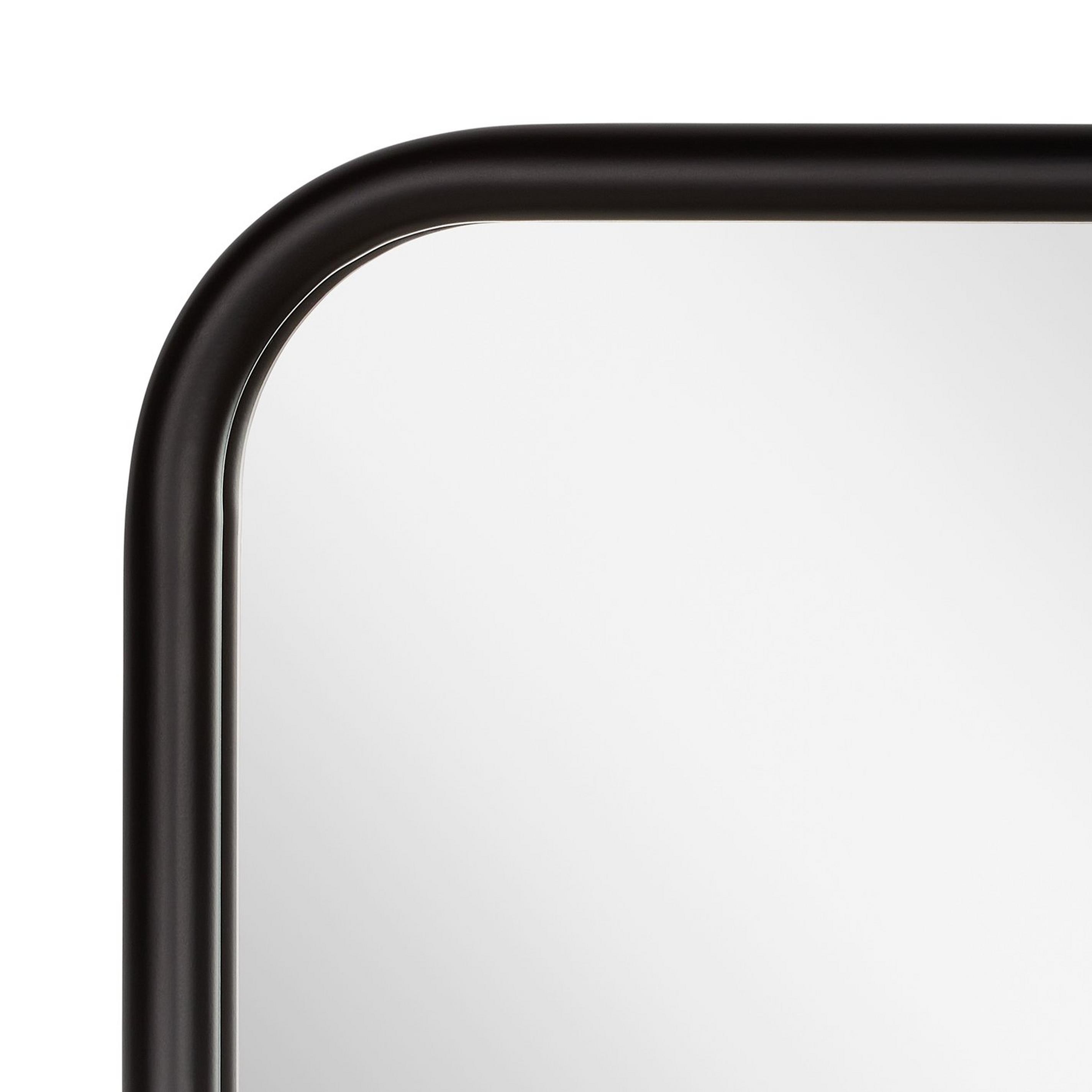 Trace Iron Decorative Vanity Mirror Matte Black Signature Hardware