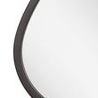 Platt Irregular Iron Decorative Vanity Mirror - Matte Black, , large image number 4