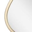 Platt Irregular Iron Decorative Vanity Mirror - Satin Brass, , large image number 4
