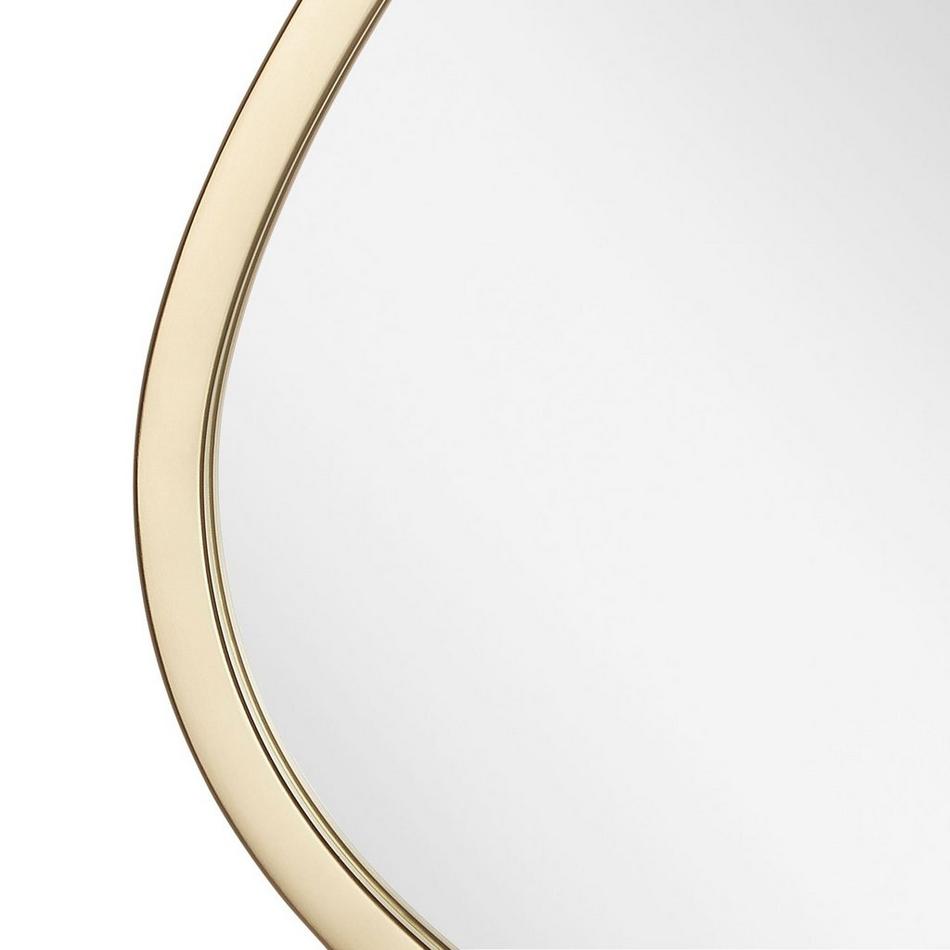 Platt Irregular Iron Decorative Vanity Mirror - Satin Brass, , large image number 4