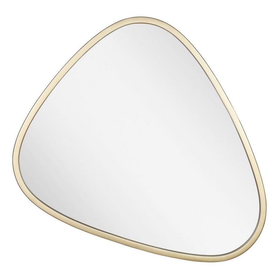 Platt Irregular Iron Decorative Vanity Mirror - Satin Brass, , large image number 1