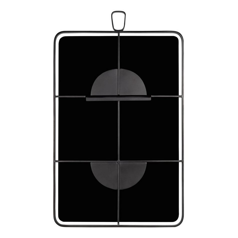Martinelli Iron Decorative Vanity Mirror - Matte Black, , large image number 3