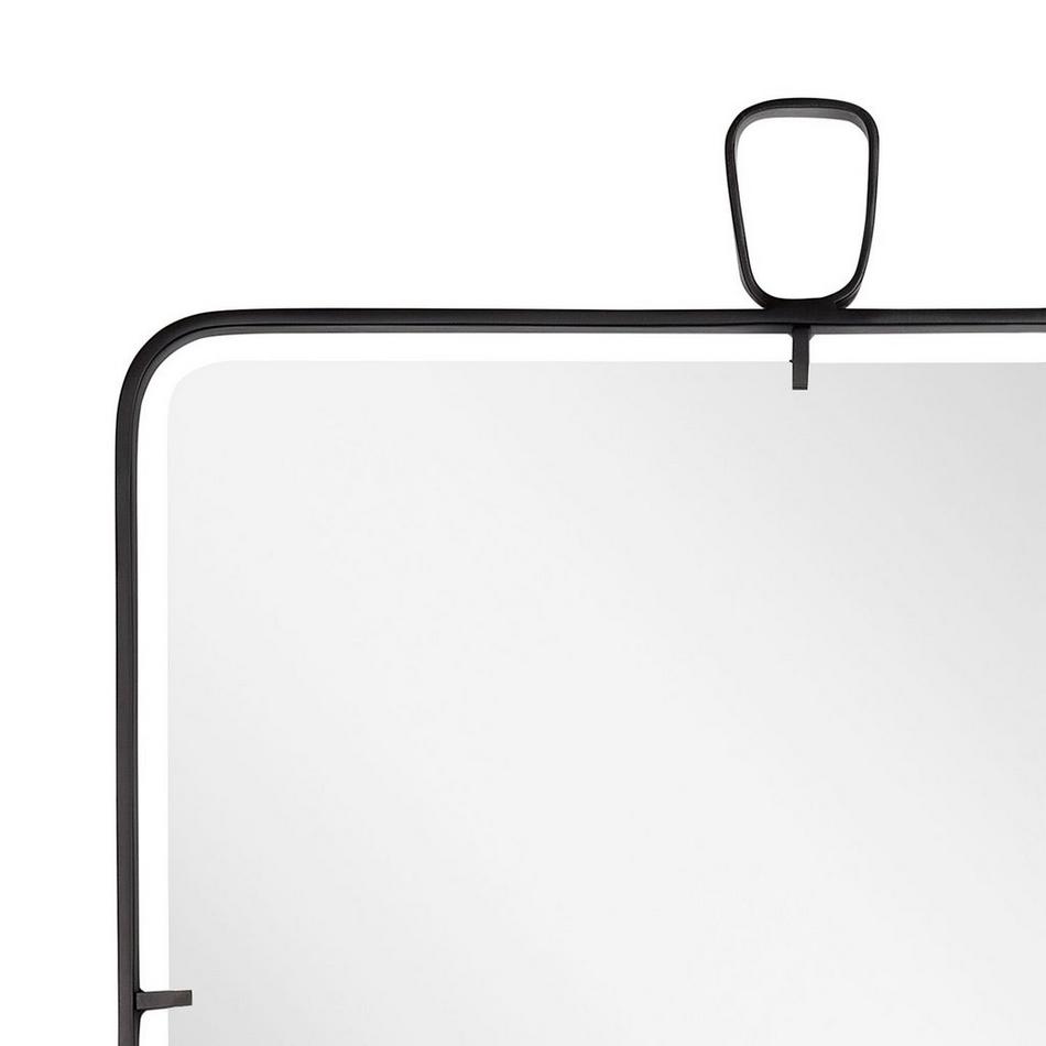 Martinelli Iron Decorative Vanity Mirror - Matte Black, , large image number 4