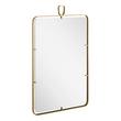 Martinelli Iron Decorative Vanity Mirror - Satin Brass, , large image number 2
