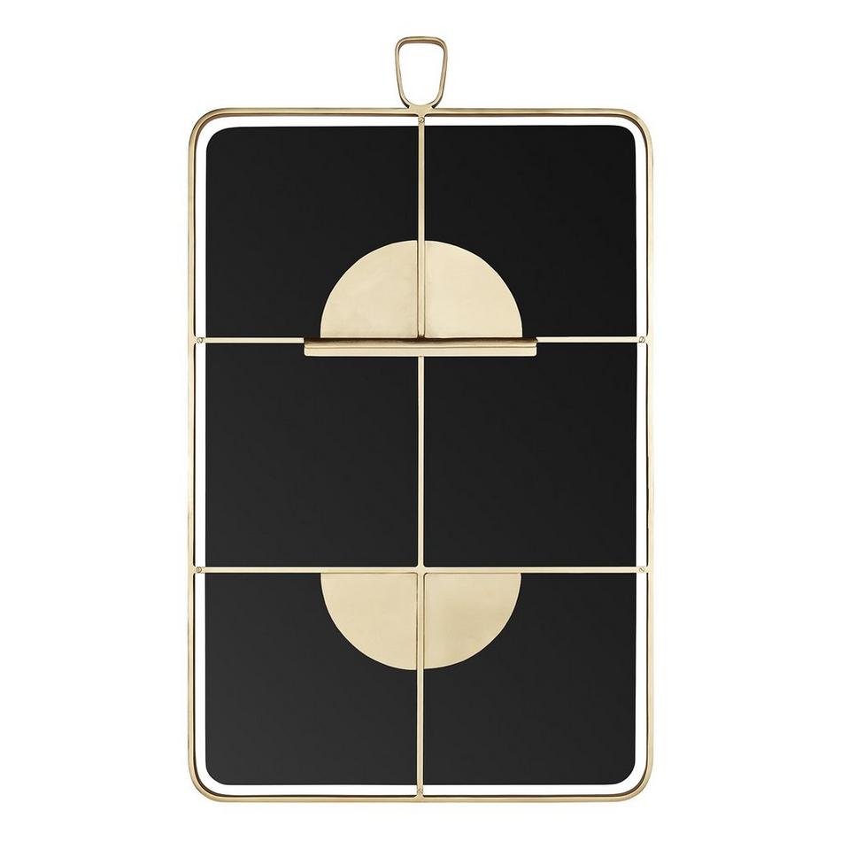 Martinelli Iron Decorative Vanity Mirror - Satin Brass, , large image number 3