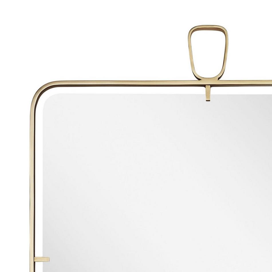 Martinelli Iron Decorative Vanity Mirror - Satin Brass, , large image number 4