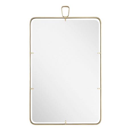 Martinelli Rounded Rectangle Decorative Vanity Mirror