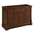 48" Claudia Vanity - Antique Coffee - Vanity Cabinet Only, , large image number 0