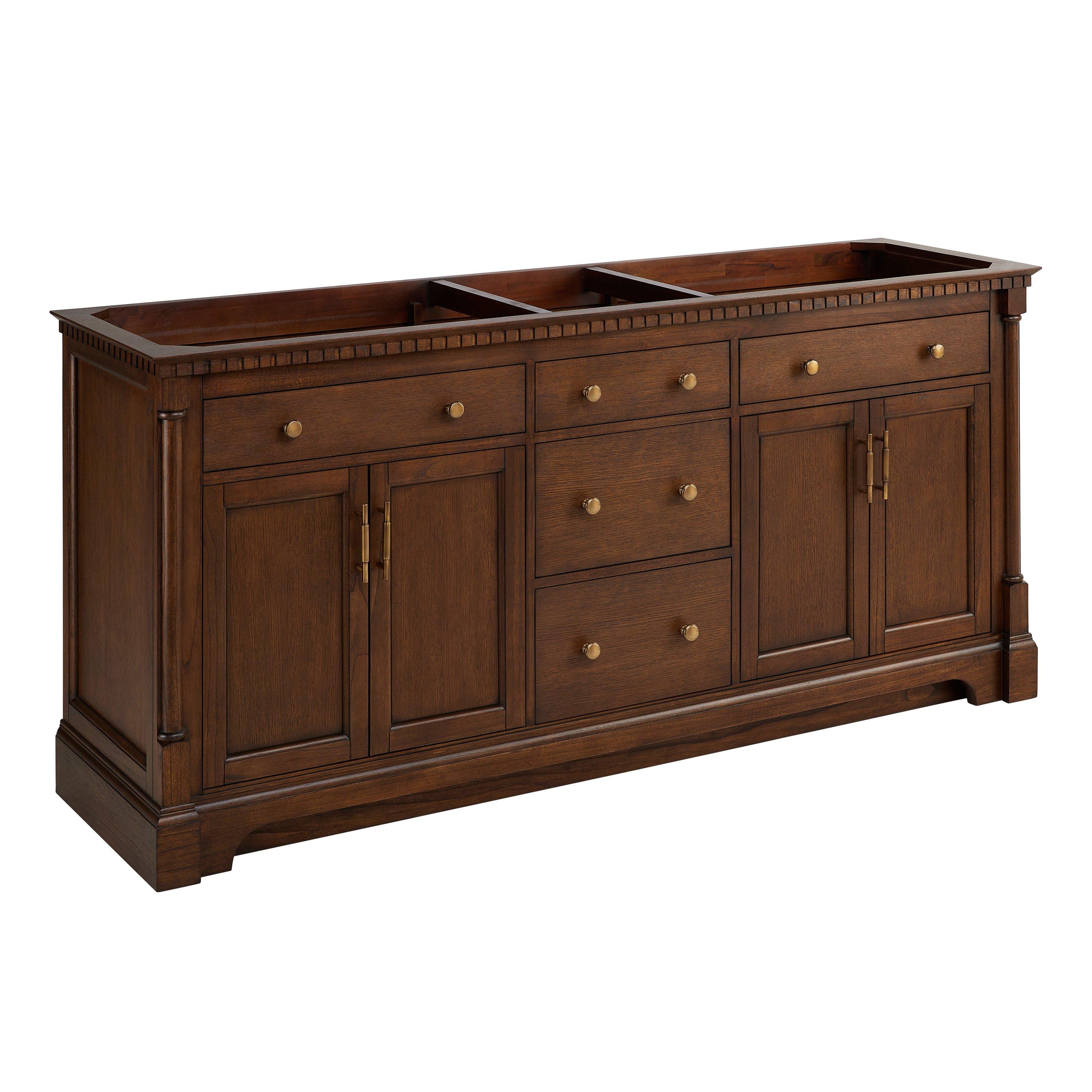 Claudia★ Signature Hardware 484353 Antique Coffee / Feathered White