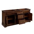 72" Claudia Double Vanity - Antique Coffee - Vanity Cabinet Only, , large image number 1