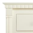 36" Claudia Vanity - White with Left Offset Rectangular Undermount Sink - Carrara Marble Widespread, , large image number 11
