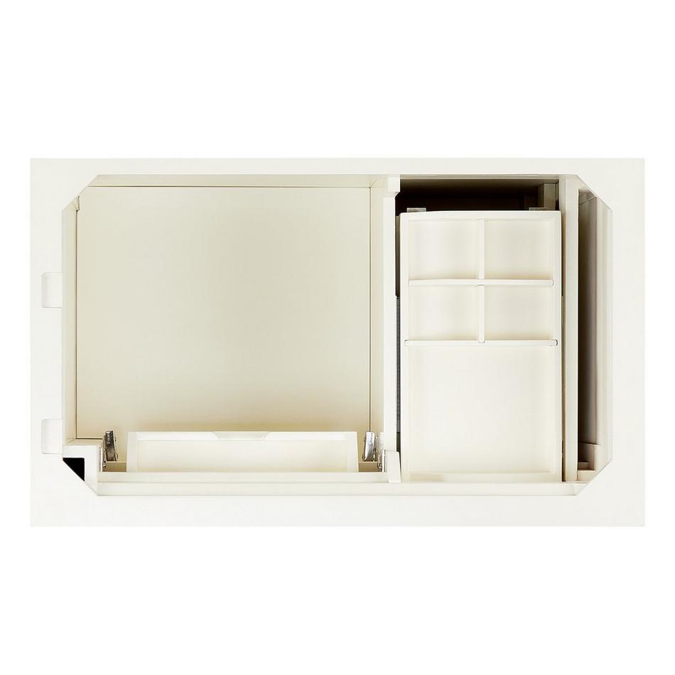 36" Claudia Vanity With Undermount Sink - White, , large image number 4