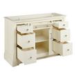 48" Claudia Vanity With Undermount Sink - White, , large image number 3