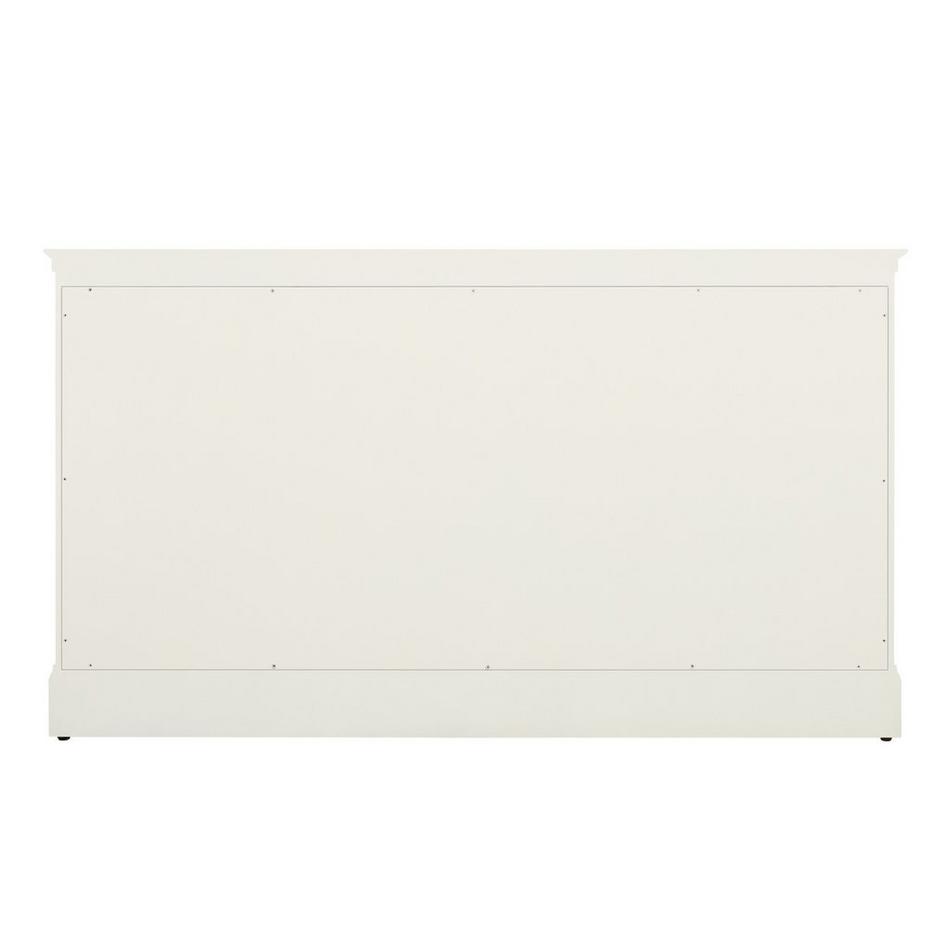 60" Claudia Double Vanity With Undermount Sinks - White, , large image number 5