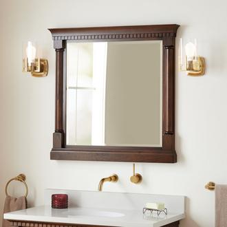 Claudia Vanity Mirror - Antique Coffee | Signature Hardware