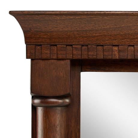 Claudia Vanity Mirror - Antique Coffee
