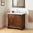36" Claudia Vanity With Undermount Sink - Antique Coffee, , large image number 0