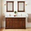 60" Claudia Double Vanity With Rectangular Undermount Sinks - Antique Coffee, , large image number 2