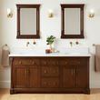 72" Claudia Double Vanity With Undermount Sinks - Antique Coffee, , large image number 1