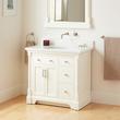 36" Claudia Vanity With Undermount Sink - White, , large image number 1