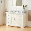 48" Claudia Vanity With Undermount Sink - White, , large image number 0