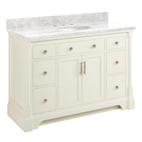 48" Claudia Vanity With Undermount Sink - Antique White