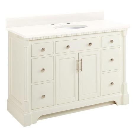 48" Claudia Vanity With Undermount Sink - White