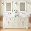 72" Claudia Double Vanity With Undermount Sinks - White, , large image number 1